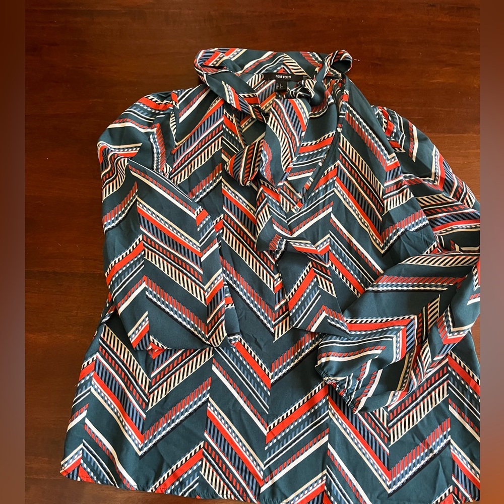 Retro Bow Blouse